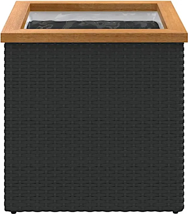 Elegancka czarna donica ogrodowa A3-D61