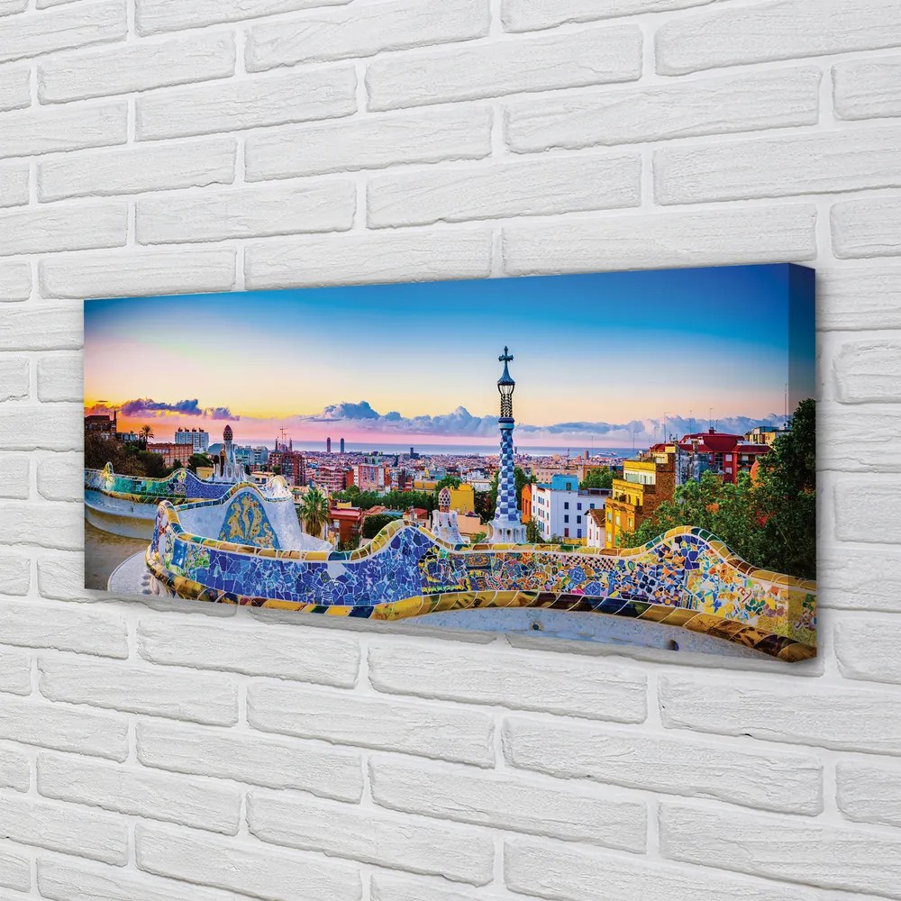 Obraz na płótnie Słoneczna Panorama Hiszpanii