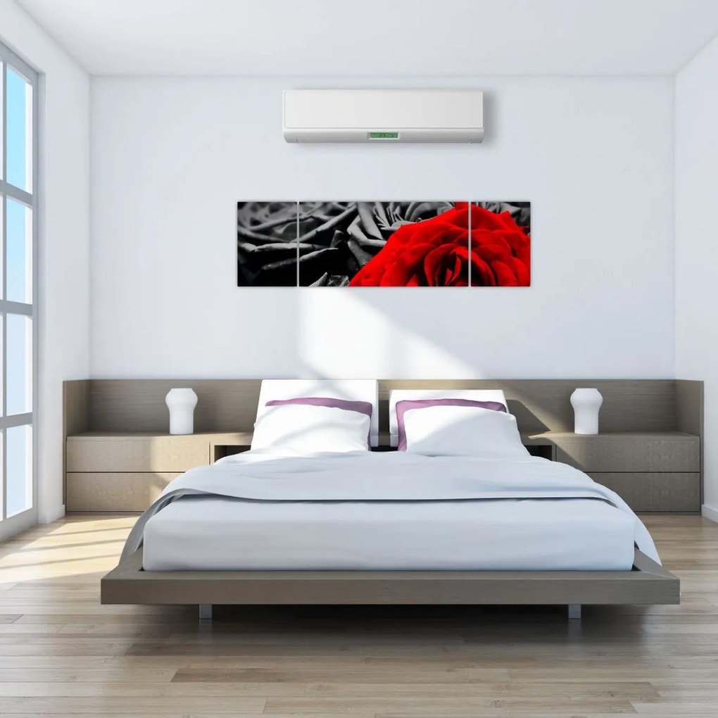 Obraz - Róże (170x50 cm)