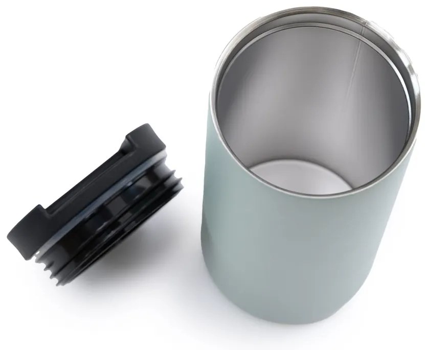 Jasnoszary kubek termiczny BEKER 400 ml