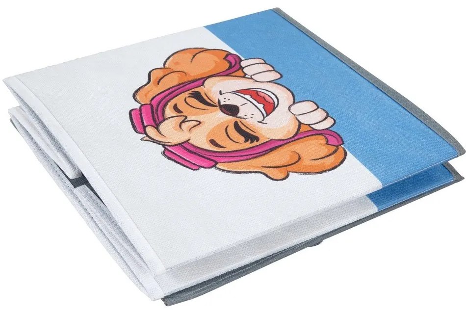 Tekstylne dziecięce pojemniki na zabawki 2 szt. 27x27x27 cm Paw Patrol – Roba