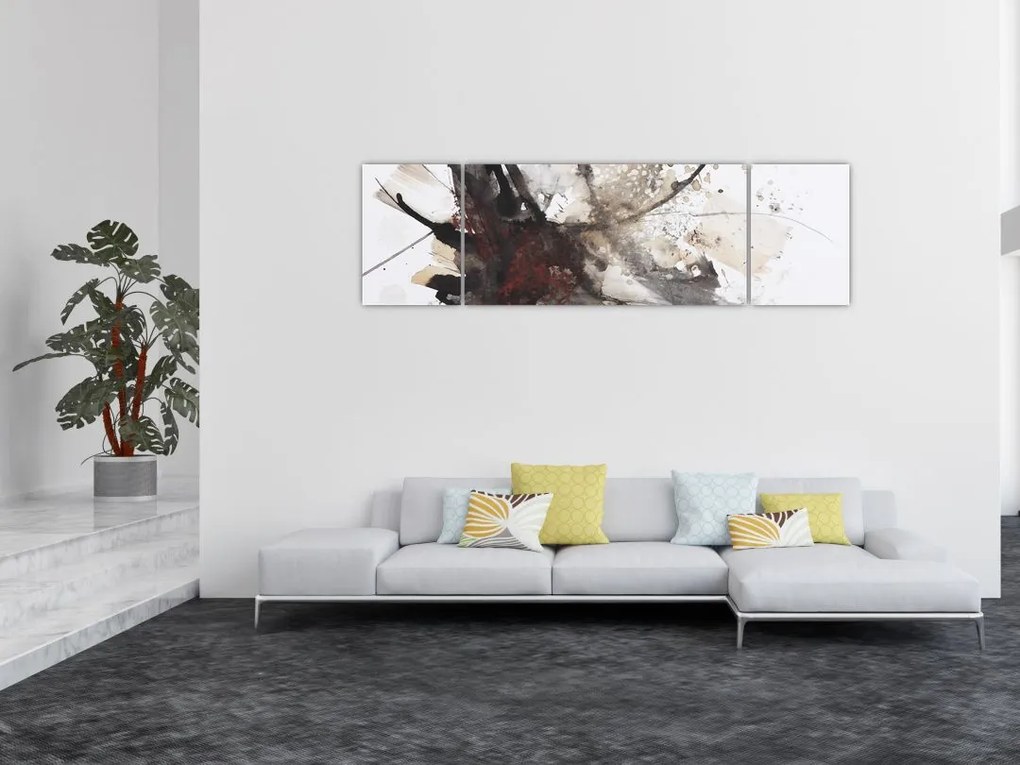 Obraz obrazu abstrakcyjnego (170x50 cm)
