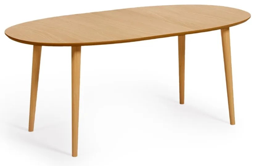 Rozkładany stół w dekorze dębu 90x140 cm Oqui – Kave Home