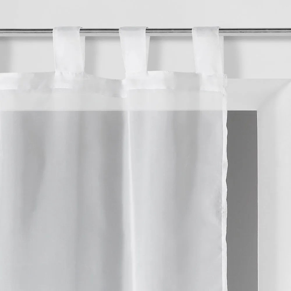 Białe firanki z woalu zestaw 2 szt. 60x160 cm Voiline – douceur d'intérieur