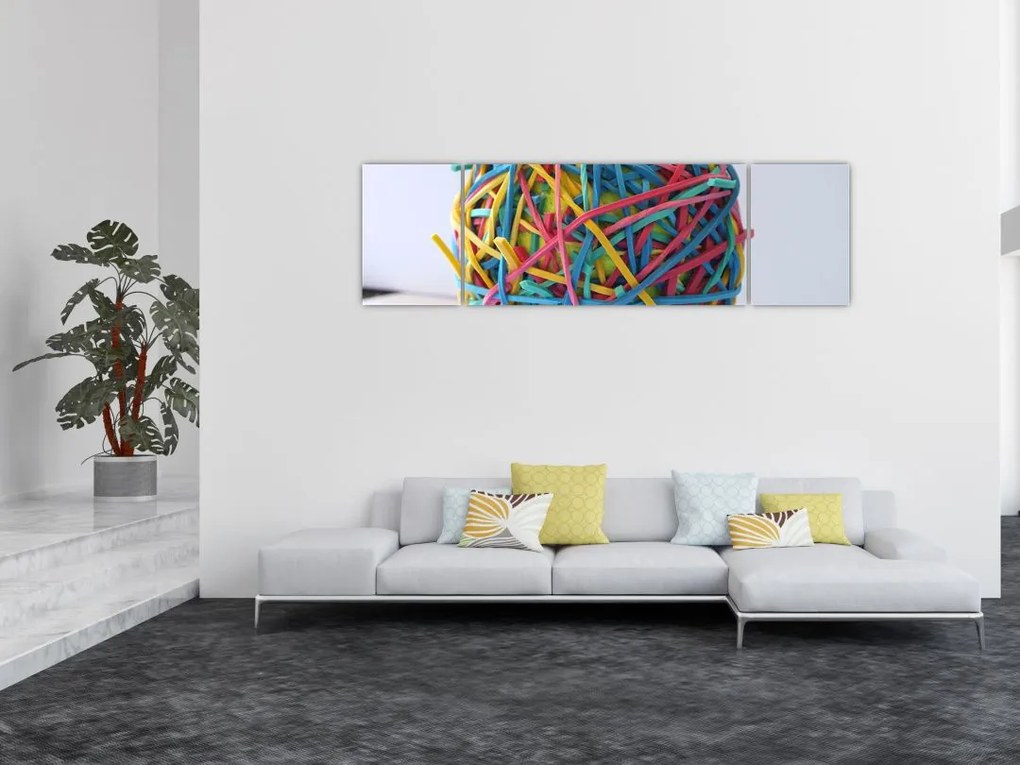 Obraz gumek (170x50 cm)
