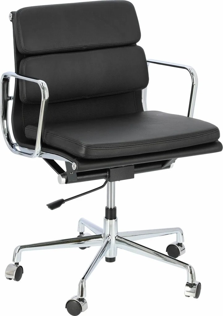Fotel biurowy CH2171T skóra chrom