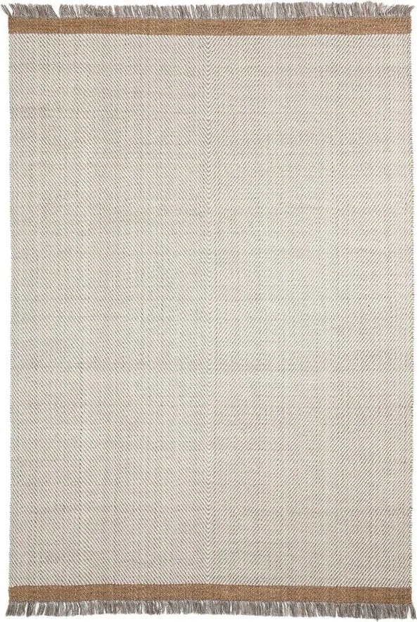 Kremowy wełniany dywan tkany ręcznie 200x300 cm Brina – Kave Home