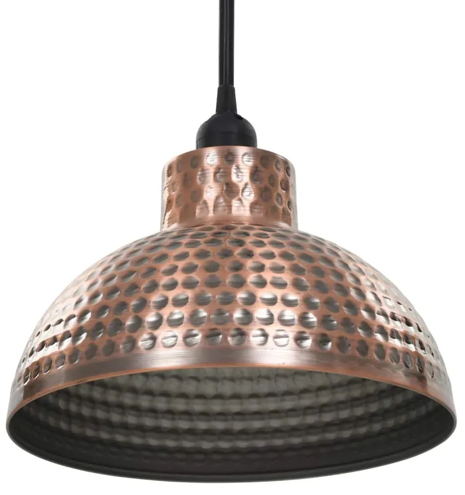 Komplet dwóch metalowych lamp wiszących - EX16 F8-E62