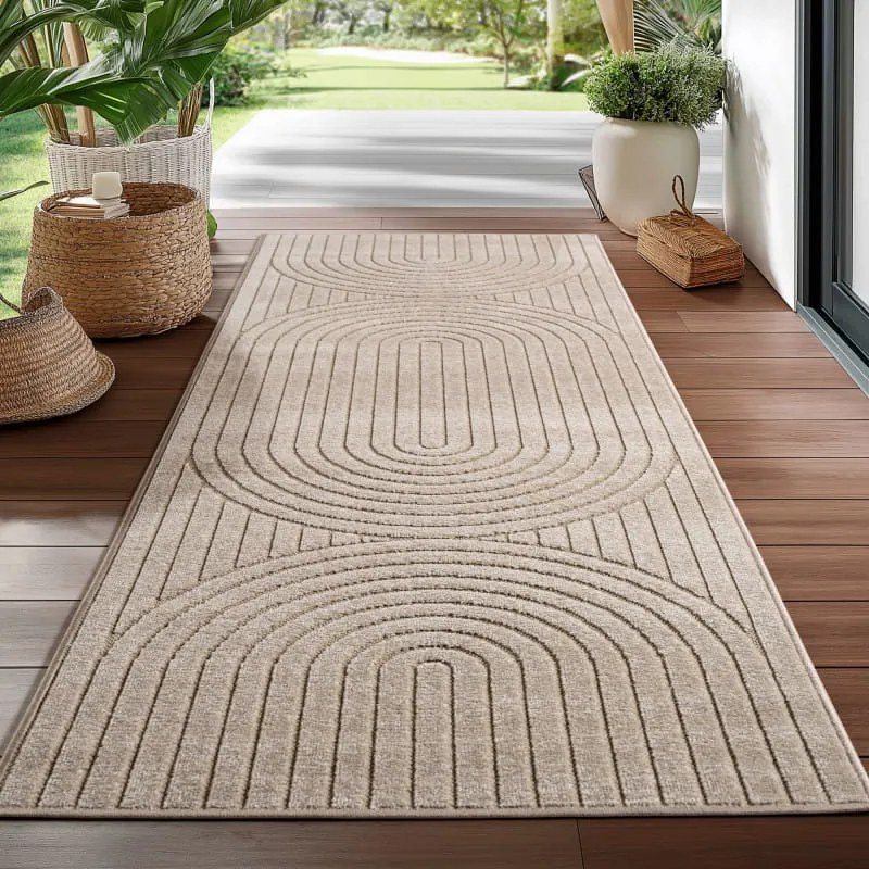 Dywan uniwersalny Nova 3D beżowy 200 cm x 290 cm