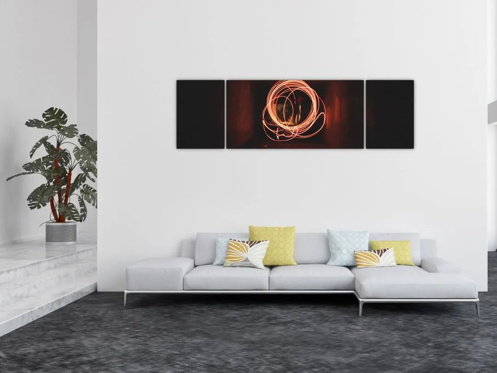 Obraz - linie w tunelu (170x50 cm)