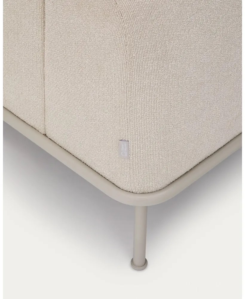 Beżowa sofa z materiału bouclé 234 cm Aurum – Kave Home