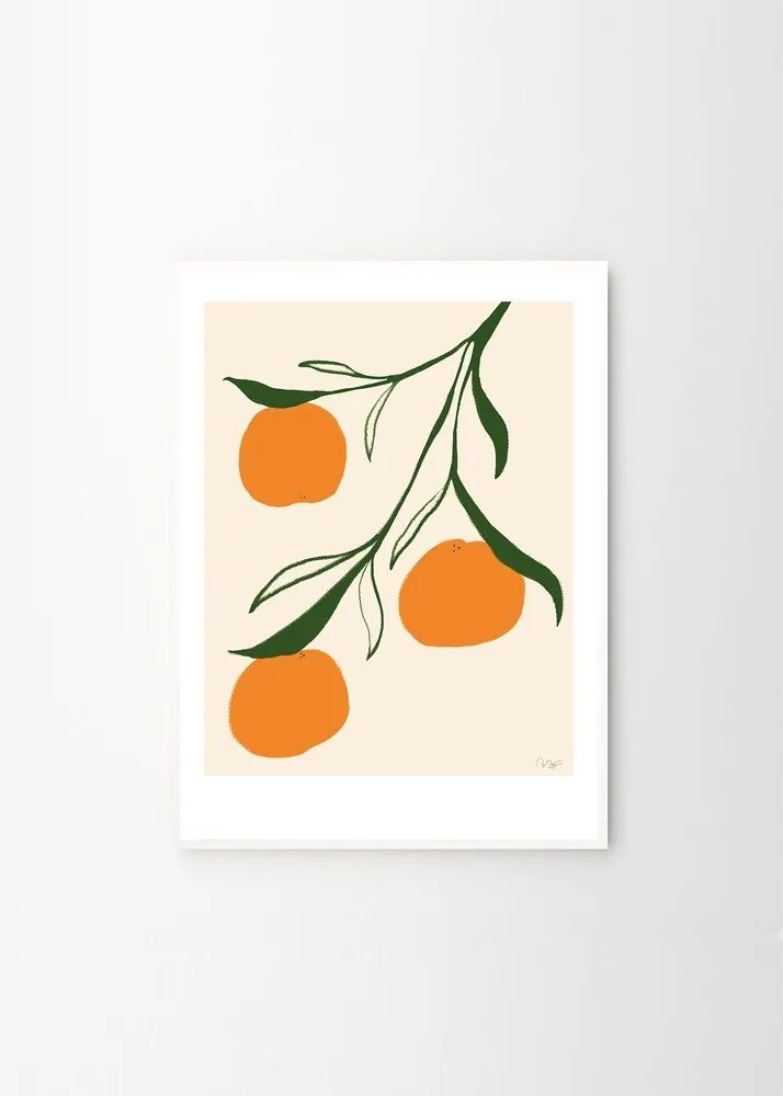 Plakat 30x40 cm Orange – Anna Mörner – The Poster Club
