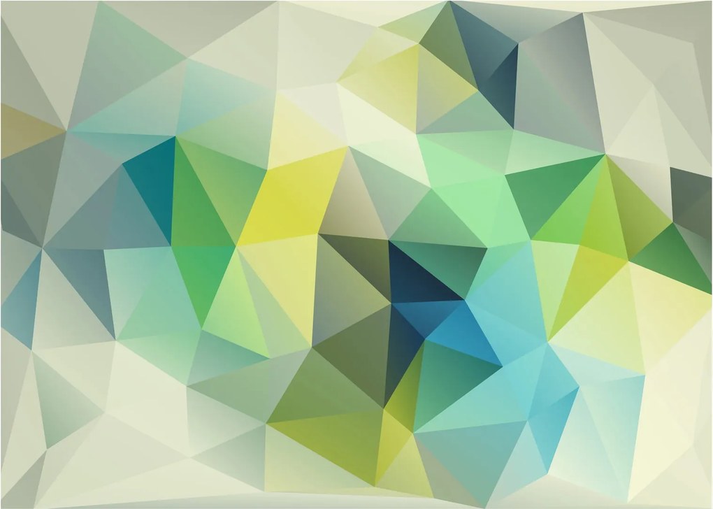 Obraz na szkle abstrakcji geometrycznej (70x50 cm)