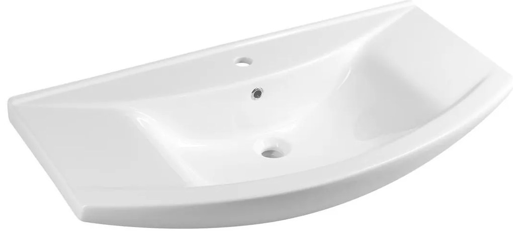 Aqualine - Umywalka wpuszczana ZERO 97x51 cm ceramika/biała