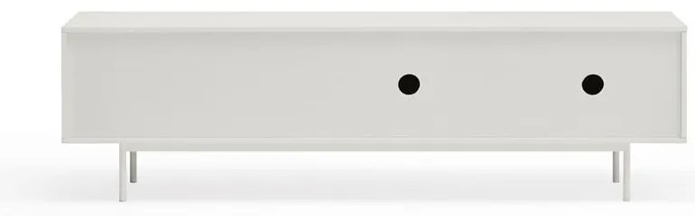 Biało-naturalna szafka pod TV w dekorze dębu 180x52 cm Sierra – Teulat