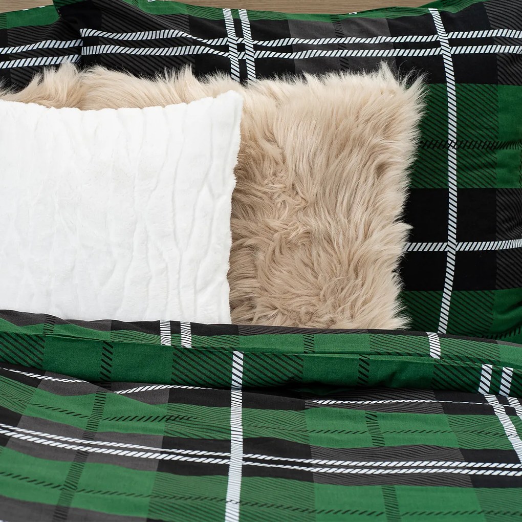 4Home Pościel bawełniana Green Classic, 140 x 220 cm, 70 x 90 cm, 140 x 220 cm, 70 x 90 cm