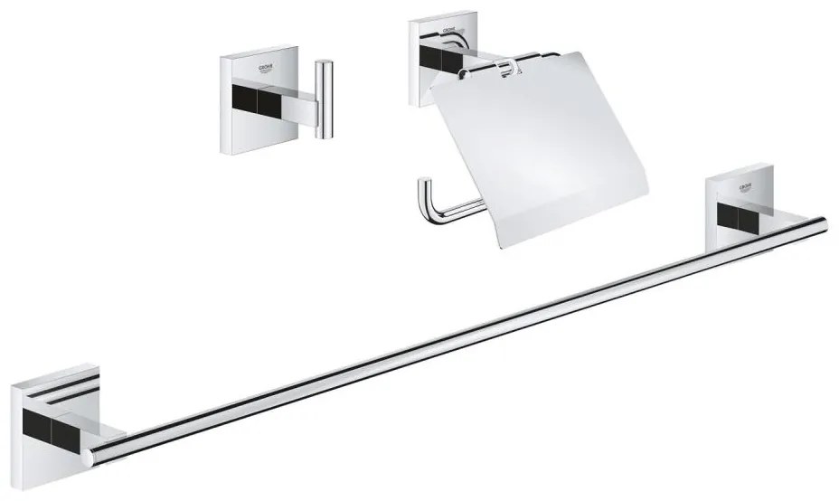 GROHE 41124000 - Zestaw akcesoriów START CUBE 558 mm chrom błyszczący