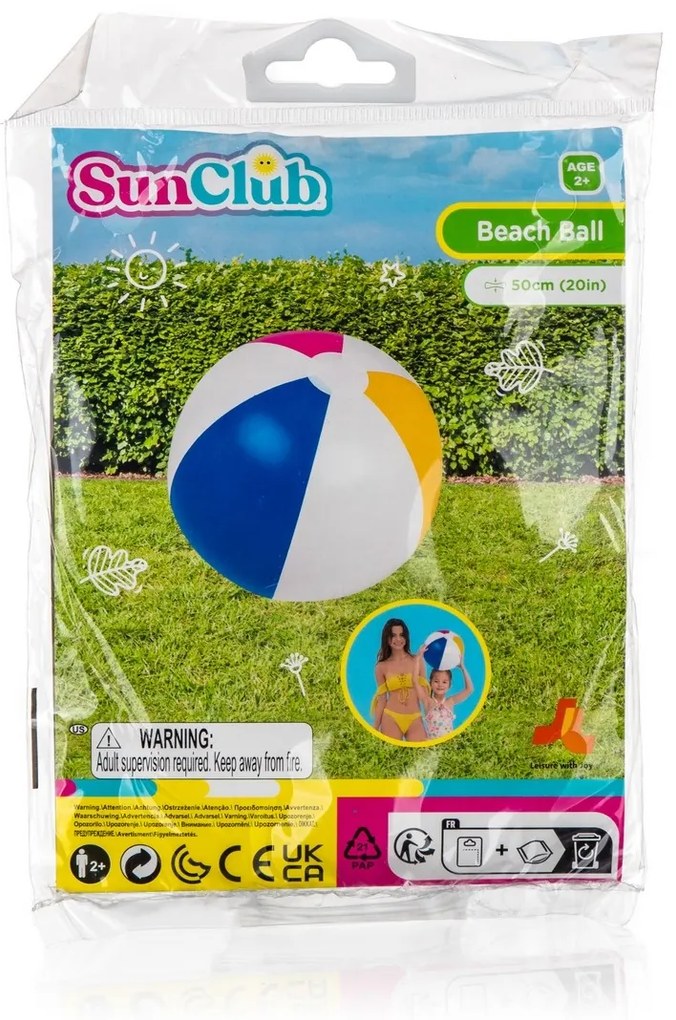 Vetro-Plus Piłka plażowa, średnica 50 cm