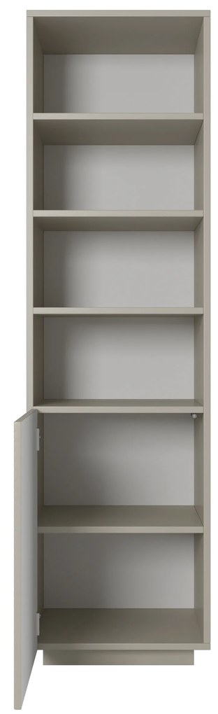 Regał Asha 50 cm z ryflowanym frontem - kaszmir