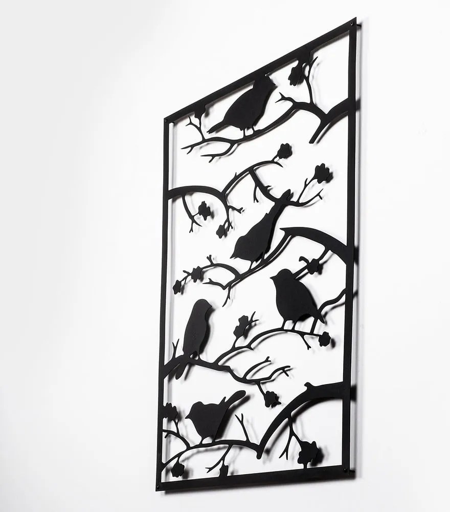 Metalowa dekoracja ścienna 47x66 cm Branch & Birds – Wallity