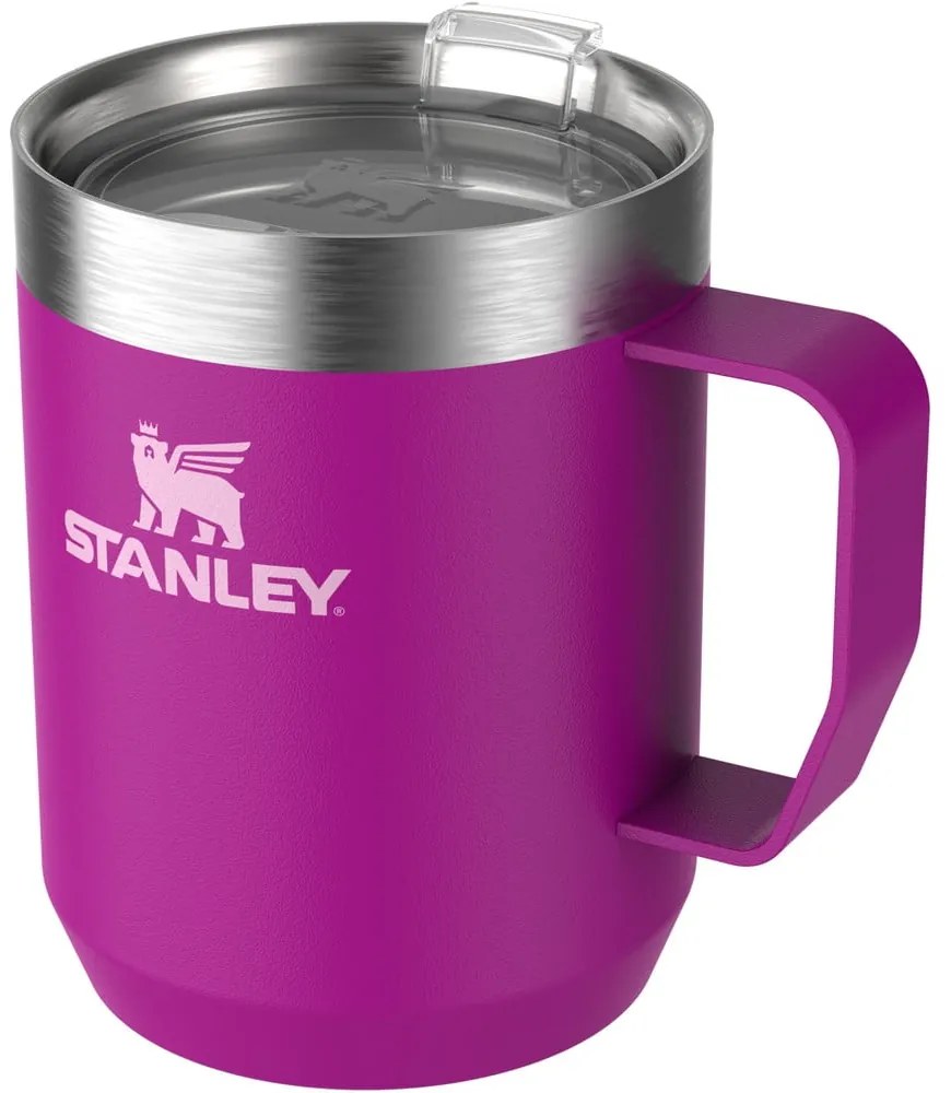 Różowy kubek termiczny ze stali nierdzewnej 230 ml Stay-Hot Camp Mug Violet Blossom – Stanley