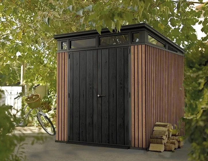 PENT Domek ogrodowy, 7 x 7,  brązowy, 226 x 216 cm