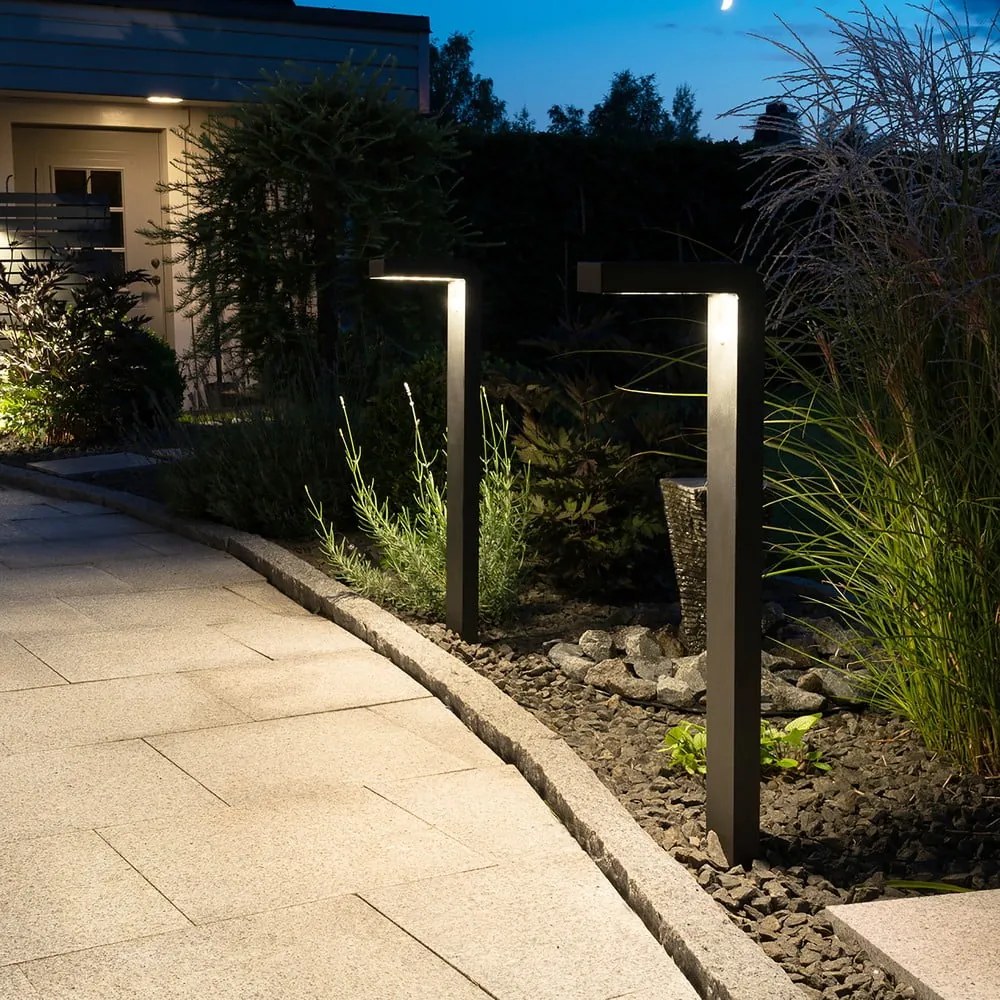 Ogrodowa lampa solarna LED Star Trading Vici, wys. 80 cm