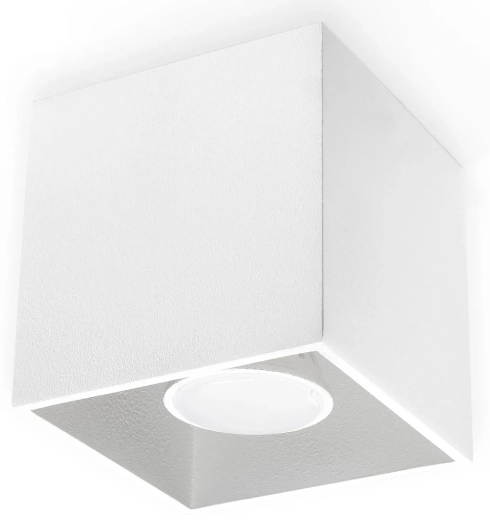 Minimalistyczny plafon E766-Lenobri - biały