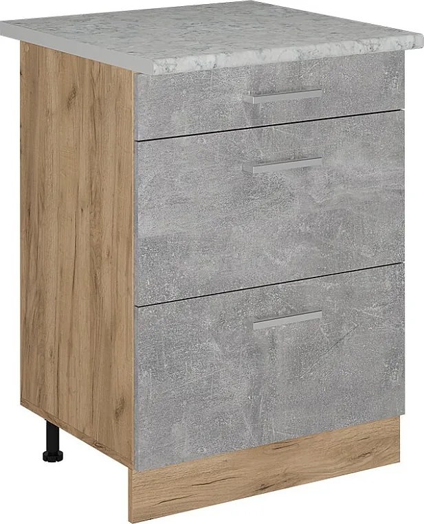 Szafka dolna do kuchni beton 60x60x81.6 r-line