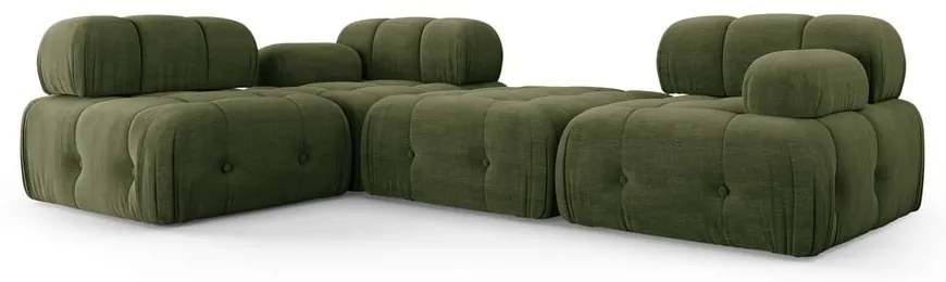 Ciemnozielony narożnik Ferento – Cosmopolitan Design