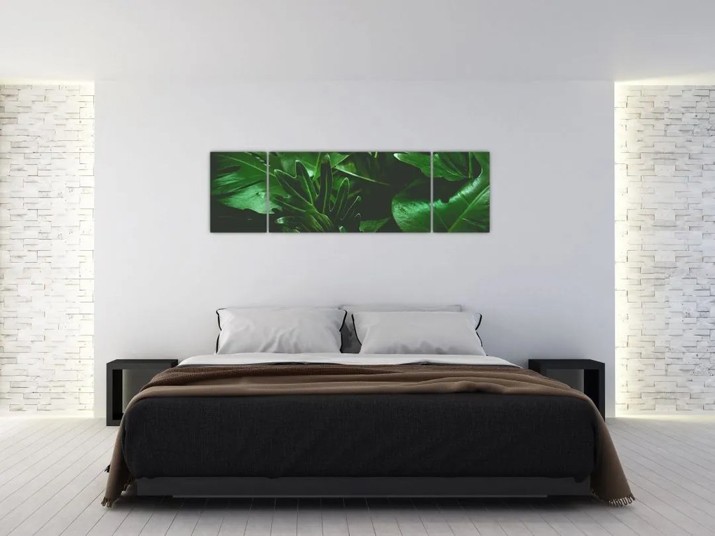 Obraz - Liście palmowe (170x50 cm)