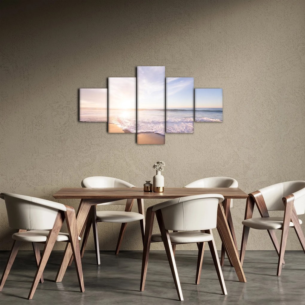 Obraz piaszczystej plaży (125x70 cm)
