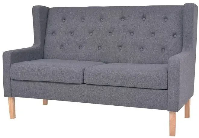 Dwuosobowa sofa Faselo 2G - szara