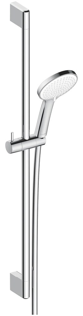 Duravit DuraVelez bateria prysznicowa podtynkowa z głowicą prysznicowąW komplecie z relingiem prysznicowym, kolanko ścienne