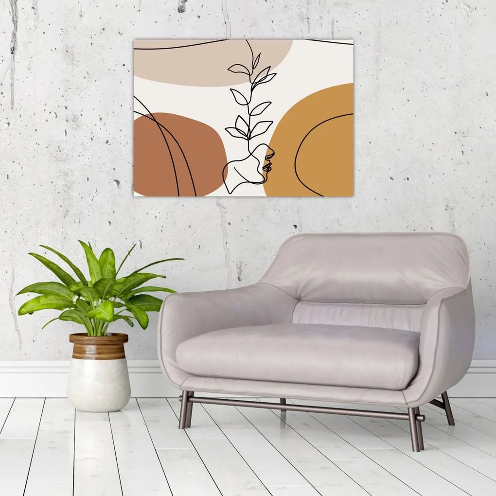 Obraz - Kształty Boho (70x50 cm)