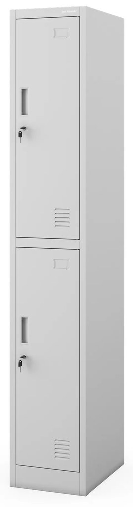 Szafka socjalna ubraniowa BHP szara: IGOR 1 Plus