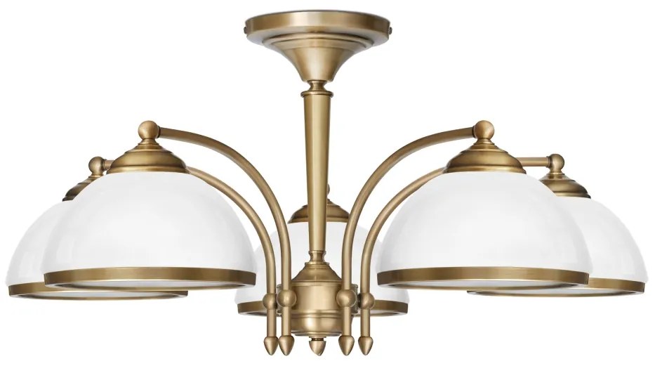 Stylowy złoty żyrandol do salonu YR-S5K