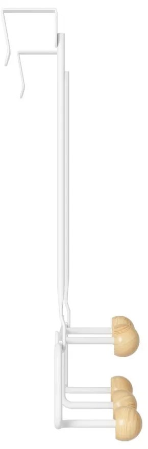 Biały metalowy wieszak na drzwi 39 cm Estique – Umbra