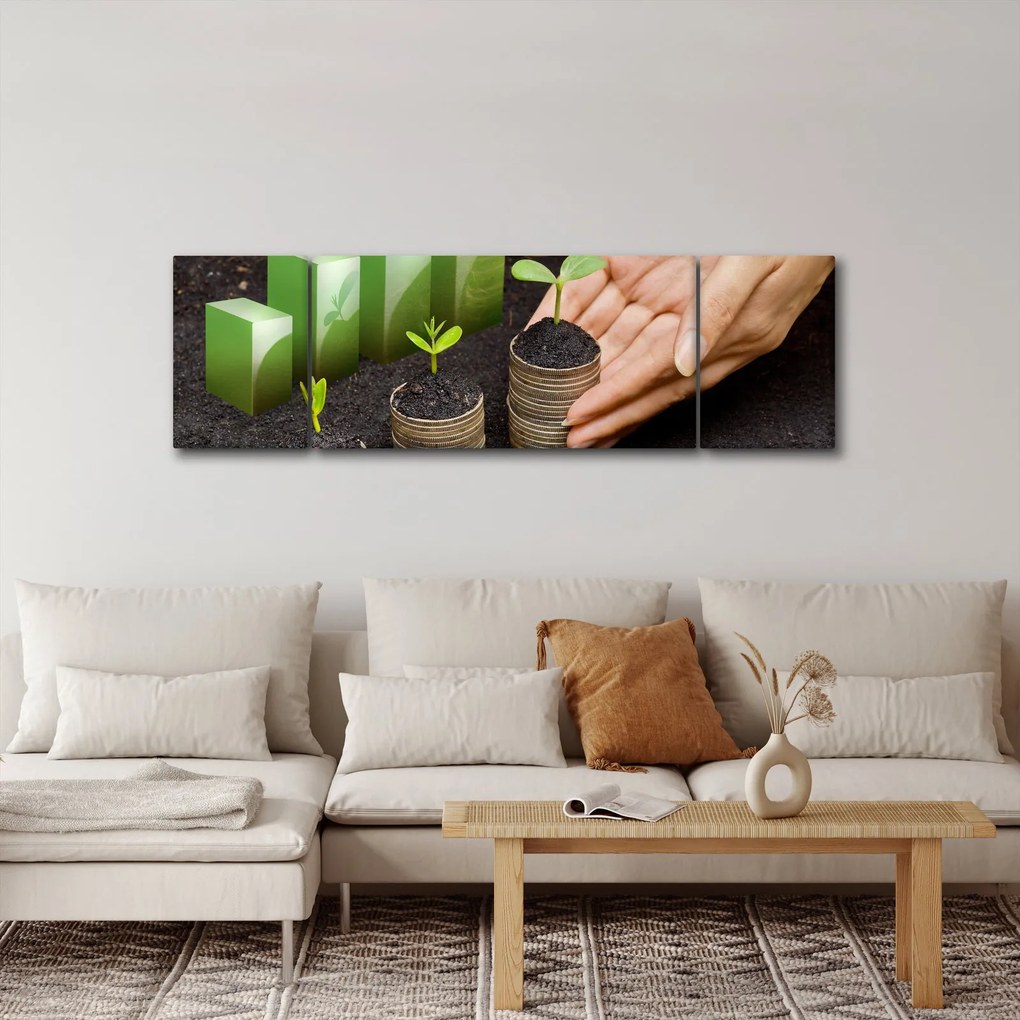 Obraz - Wzrost (170x50 cm)