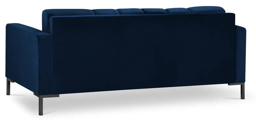 Ciemnoniebieska aksamitna sofa Cosmopolitan Design Bali