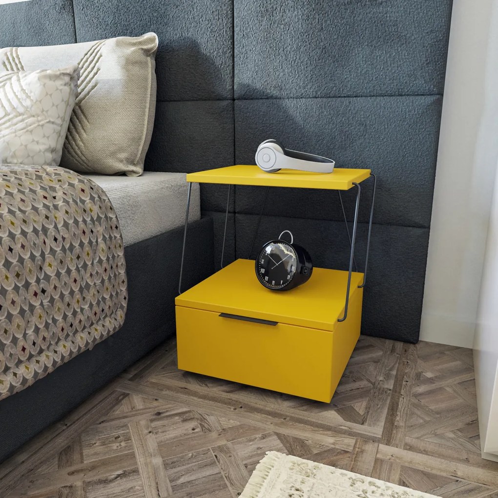 Stolik nocny Tekoba Yellow