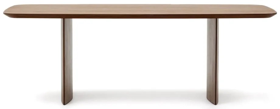 Brązowy stół w dekorze orzecha 100x240 cm Litto – Kave Home