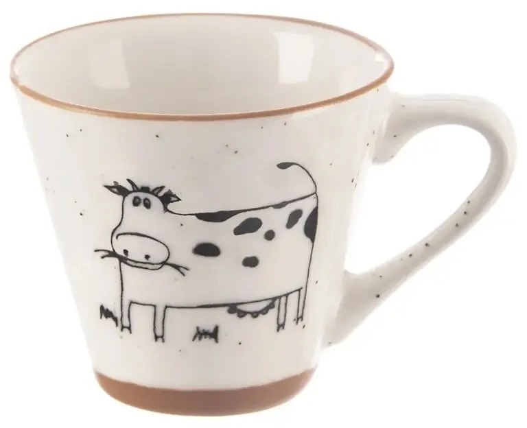 Orion Porcelanowy kubek Farmhouse cow, 0,07 l