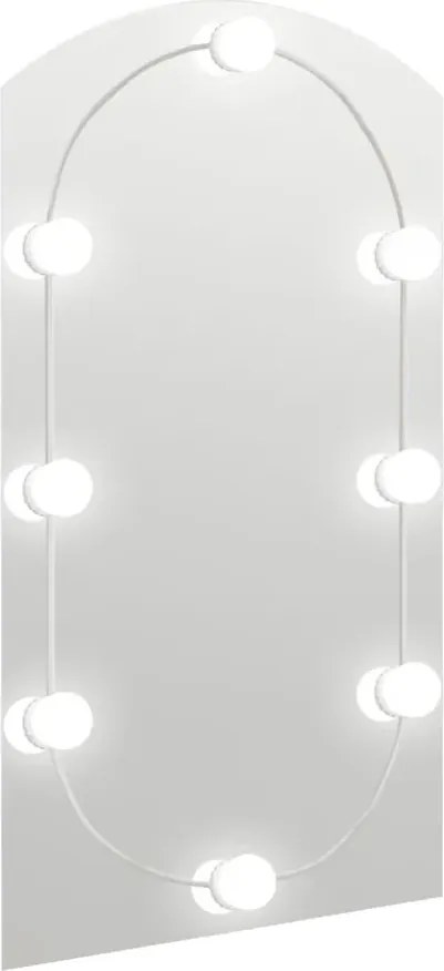 Półkoliste lustro z oświetleniem LED 90x45 cm C8-B92