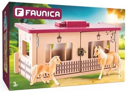 Faunica Stajnia z dwoma końmi