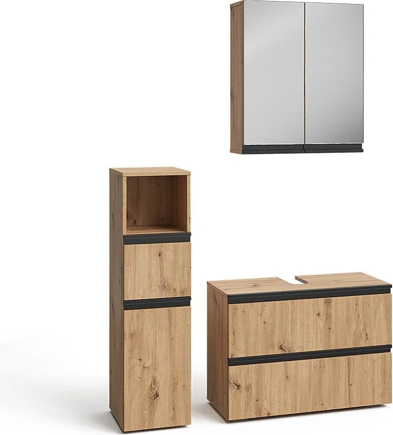 Zestaw mebli łazienkowych rzemieślnik 80x35x112.6 torren