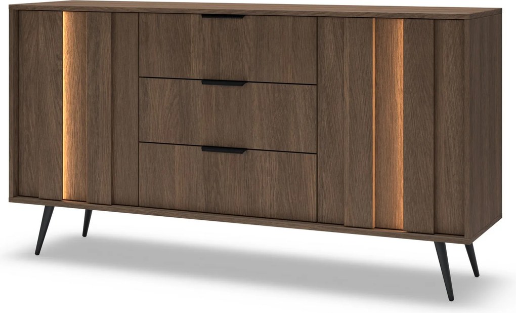 Komoda DAVANTI 153,5 cm do Salonu Sypialni Dąb