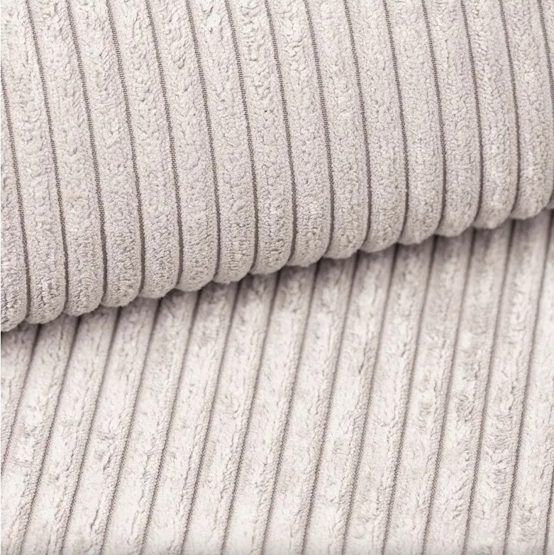 Kanapa KASJO Lewostronny Sofo-Narożnik z funkcją spania i poduszkami, 2x pojemnik POSO 100 Brudna biel DOMOHOME