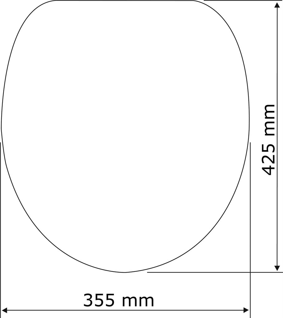 Deska sedesowa WENGE, MDF, WENKO