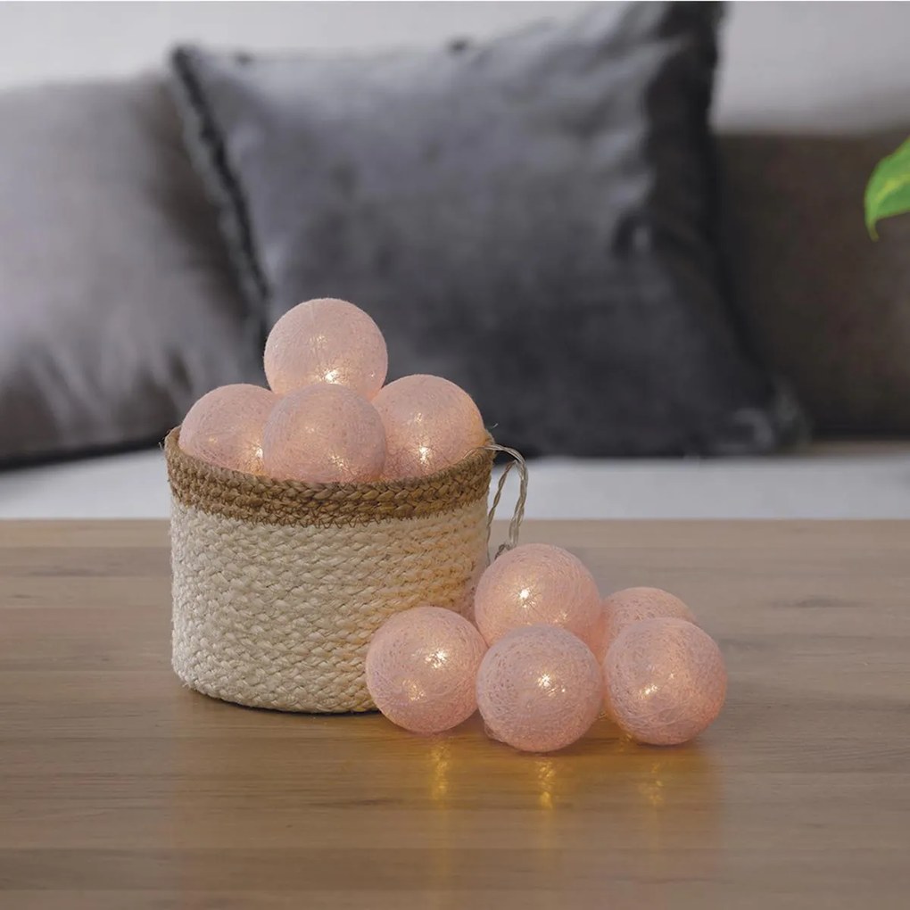 Girlanda świetlna, świecące LED kule, lampki, 10 szt